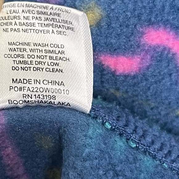 Chubbies Men Large Sweater The Chilly Vibe Quarter Zip Fleece Pullover Jacket L - Picture 10 of 16